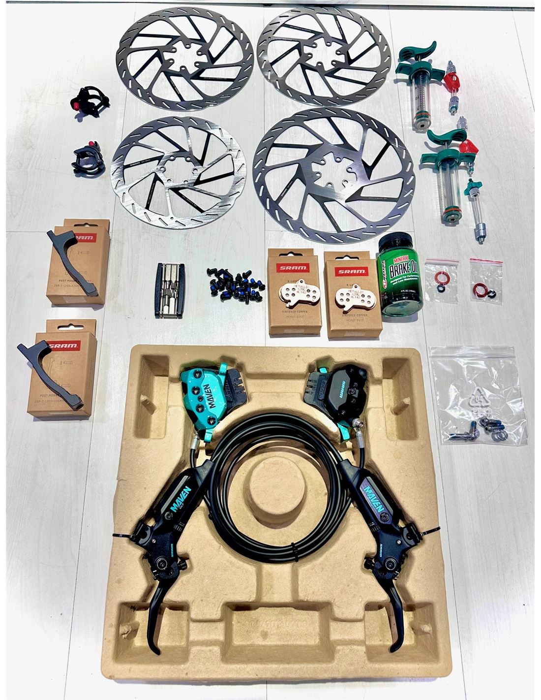 MAVEN ULTIMATE Teal Splatter EXPERT F/R KIT 補足画像