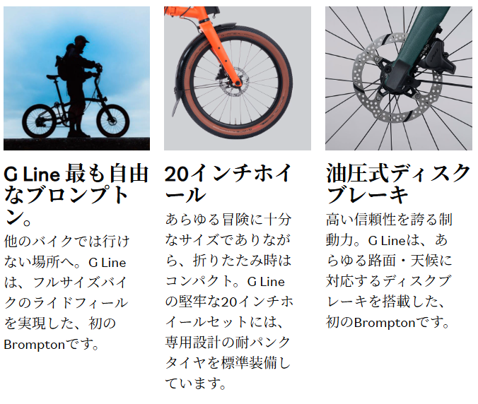 BROMPTON G Line 補足画像