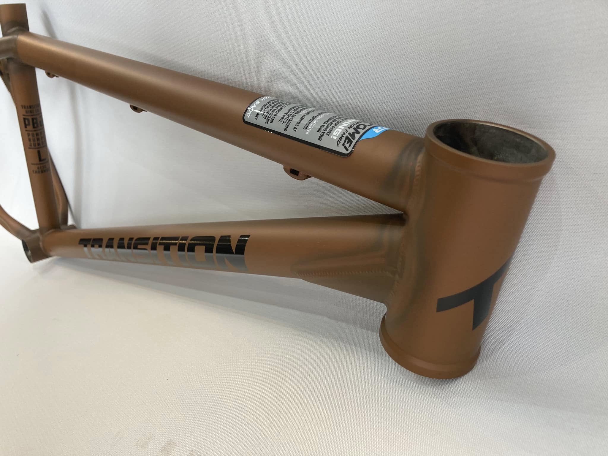 T村さん’s TRANSITION PBJ custom bike　ブラウン 補足画像