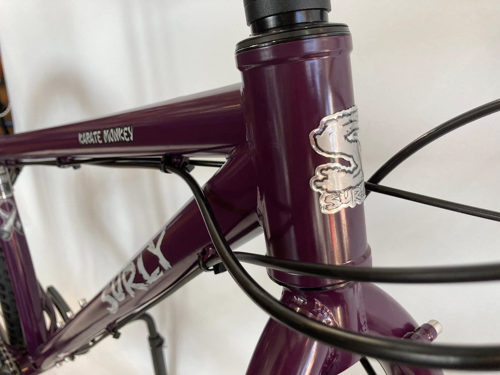 K.Bさん‘ｓSURLY KARATE MONKEY custom bike　パープル 補足画像
