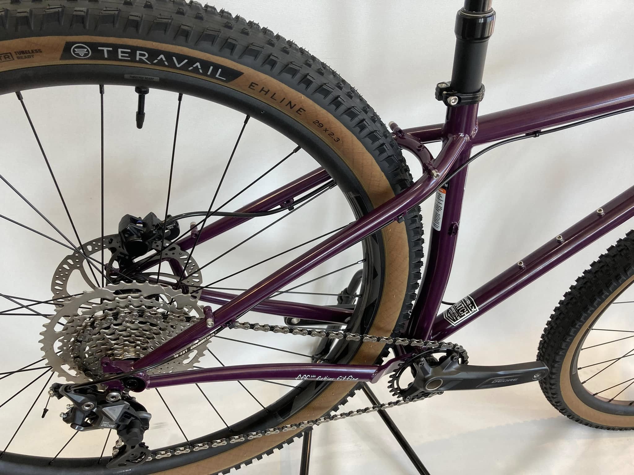 K.Bさん‘ｓSURLY KARATE MONKEY custom bike　パープル 補足画像
