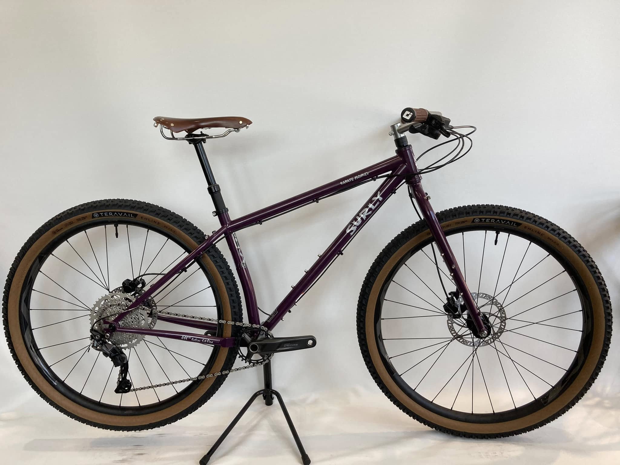 K.Bさん‘ｓSURLY KARATE MONKEY custom bike　パープル