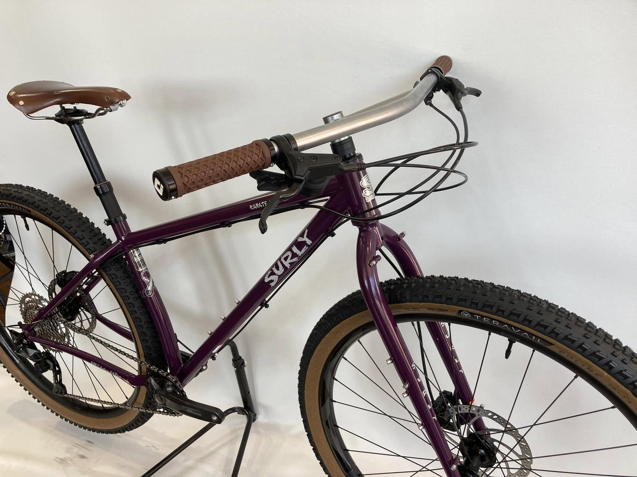 K.Bさん‘ｓSURLY KARATE MONKEY custom bike　パープル 補足画像
