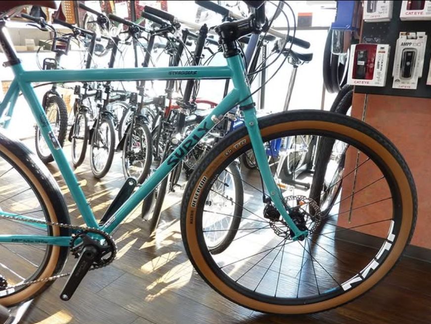 K.K’s SURLY STRAGGLER650B chlorine/50 custom bike　グリーン